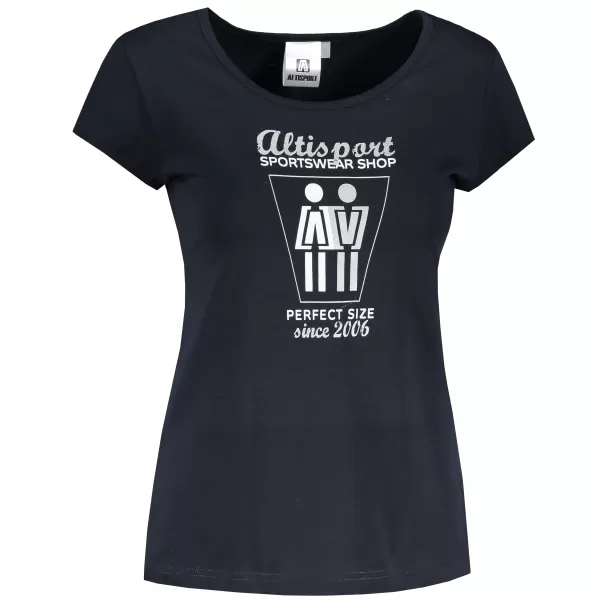  Női póló ALTISPORT ALW049122 SÖTÉTKÉK/EZÜST 