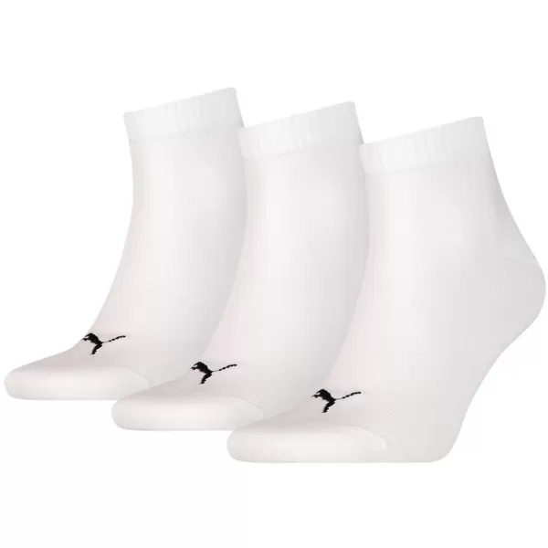  Zokni PUMA QUARTER PLAIN 3P FEHÉR 