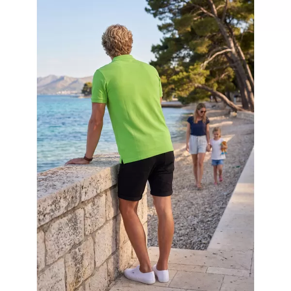  Férfi póló gallérral ALTISPORT ALM013203 ALMA ZÖLD 