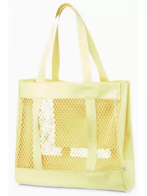 Női táska PUMA CORE NET SHOPPER SÁRGA KÖRTE