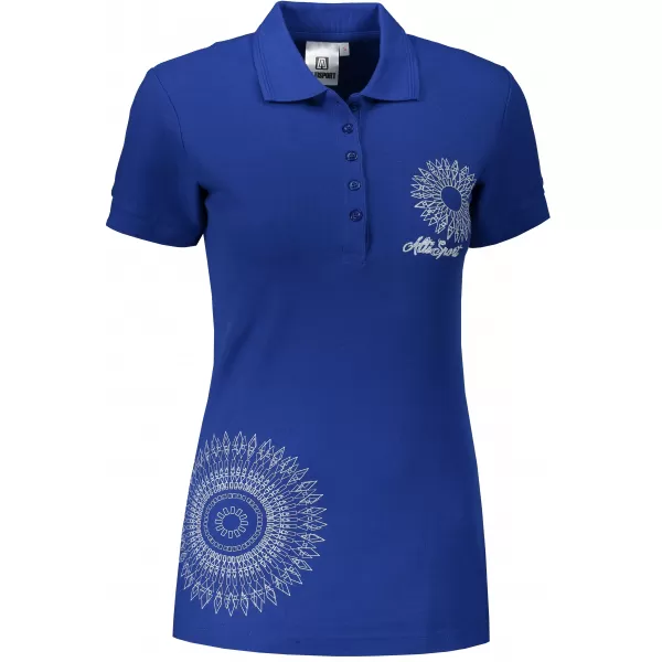  Női póló gallérral ALTISPORT ALW024210 KIRÁLYKÉK 