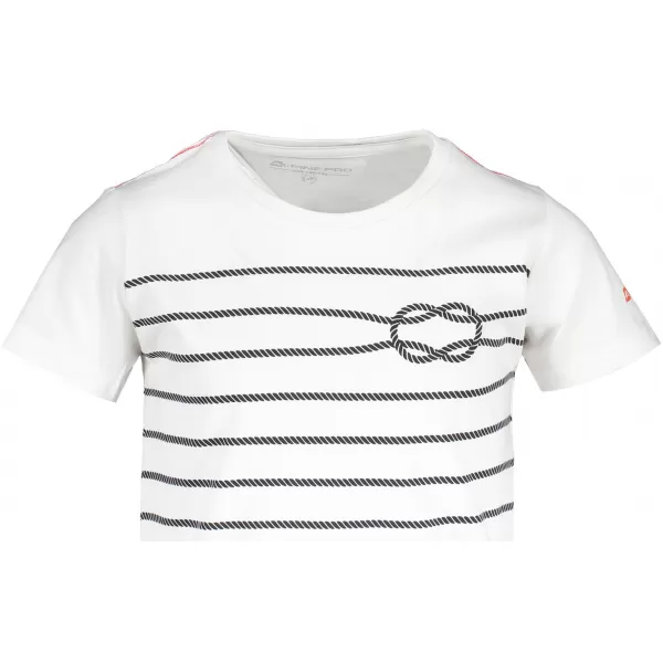  T -póló ALPINE PRO MARINO 2 KTST316 FEHÉR 