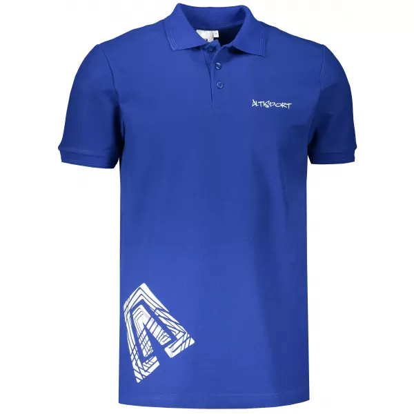  Férfi póló gallérral ALTISPORT ALM013203 KIRÁLYKÉK 