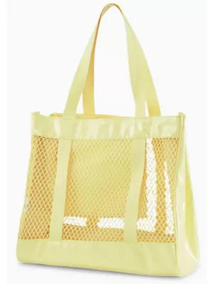 Női táska PUMA CORE NET SHOPPER SÁRGA KÖRTE