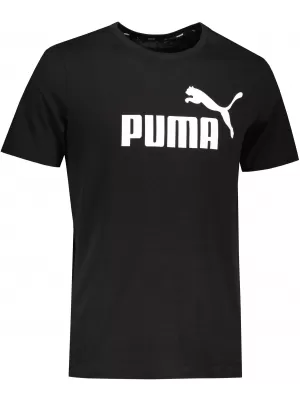 Férfi póló PUMA ESS LOGO TEE PUMA FEKETE