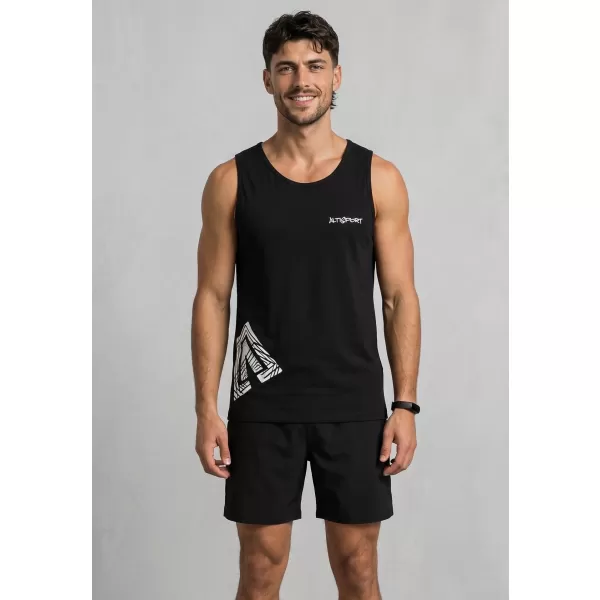  Férfi felső ALTISPORT ALM013142 FEKETE 