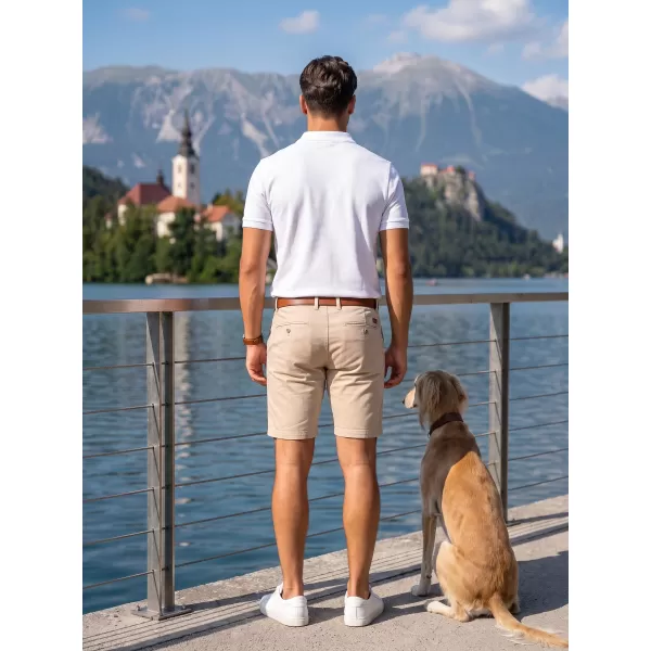  Férfi póló gallérral ALTISPORT ALM013203 FEHÉR 
