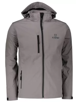 Férfi softshell kabát ALTISPORT ALM006522 ACÉLSZÜRKE