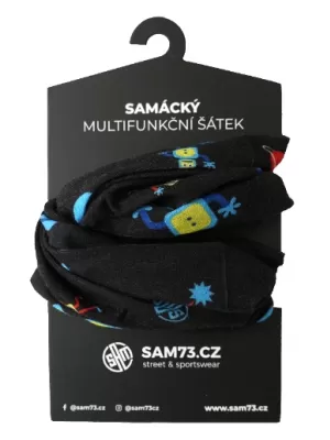 Fiú multifunkcionális sál SAM 73 BENNY UN 106 FEKETE
