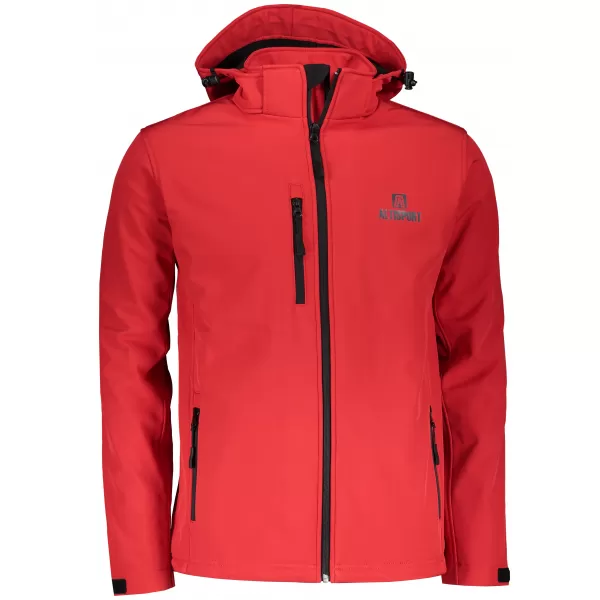  Férfi softshell kabát ALTISPORT ALM006522 PIROS 