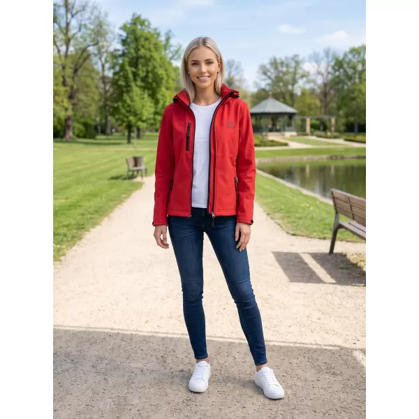  Női softshell kabát ALTISPORT ALW056521 PIROS 