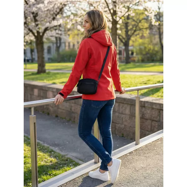  Női softshell kabát ALTISPORT ALW056521 PIROS 
