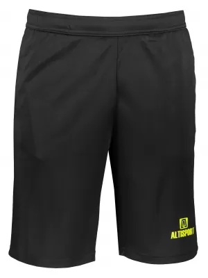 Férfi rövidnadrág ALTISPORT ALM006612 FEKETE ÉS ZÖLD