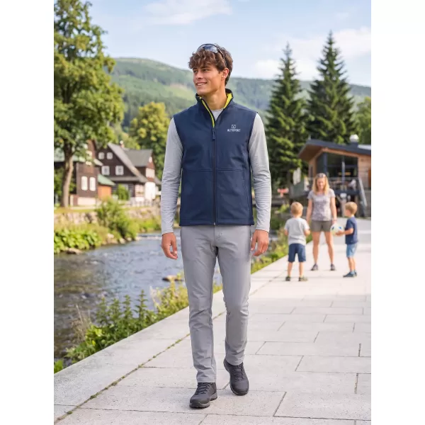  Férfi softshell mellény ALTISPORT ALM006517 SÖTÉTKÉK 
