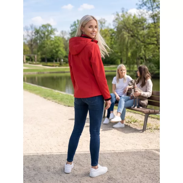  Női softshell kabát ALTISPORT ALW056521 PIROS 