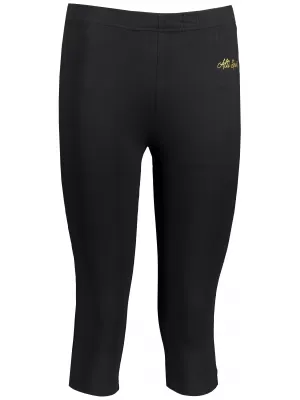 3/4-es női leggings ALTISPORT DAYIA LPAT529 FEKETE