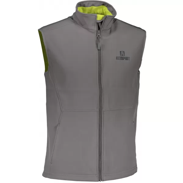  Férfi softshell mellény ALTISPORT ALM006517 ACÉLSZÜRKE 