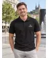 Férfi funkcionális póló gallérral ALTISPORT ALM006217 FEKETE