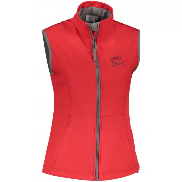  Női softshell mellény ALTISPORT ALW056516 PIROS 