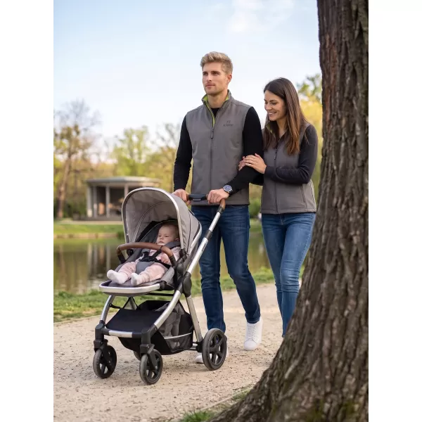  Férfi softshell mellény ALTISPORT ALM006517 ACÉLSZÜRKE 