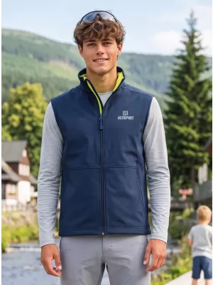 Férfi softshell mellény ALTISPORT ALM006517 SÖTÉTKÉK
