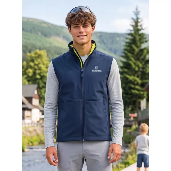  Férfi softshell mellény ALTISPORT ALM006517 SÖTÉTKÉK 