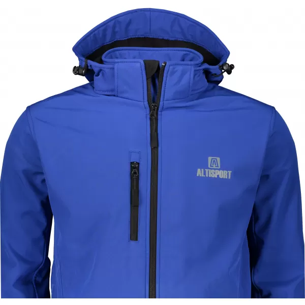  Férfi softshell kabát ALTISPORT ALM006522 KIRÁLYKÉK 