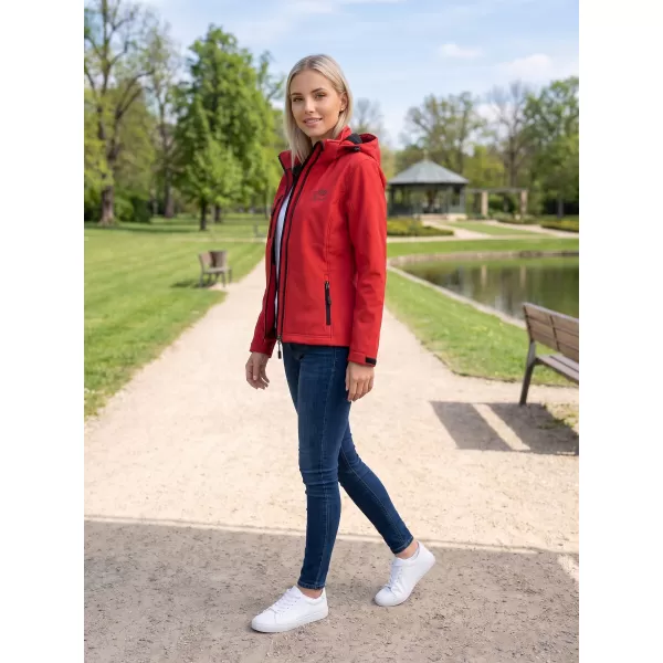  Női softshell kabát ALTISPORT ALW056521 PIROS 