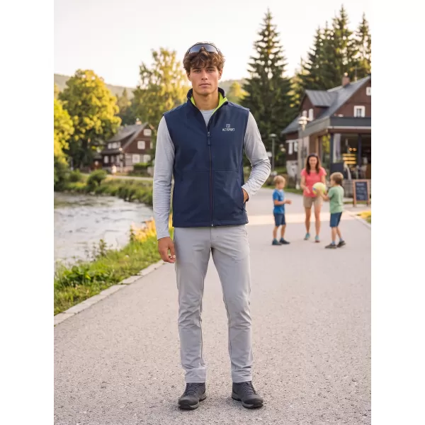  Férfi softshell mellény ALTISPORT ALM006517 SÖTÉTKÉK 