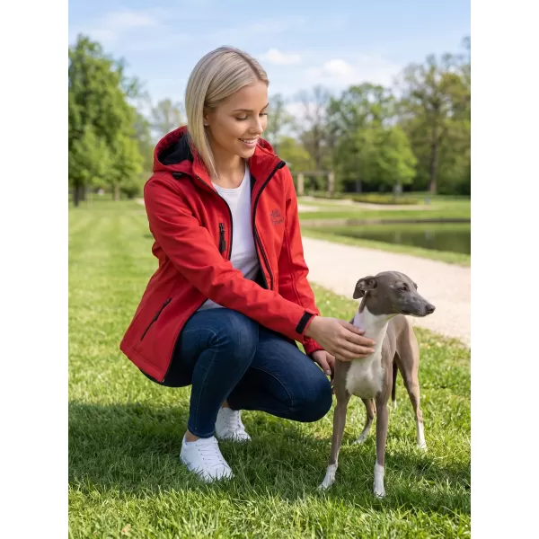  Női softshell kabát ALTISPORT ALW056521 PIROS 