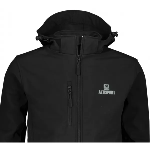 Férfi softshell kabát ALTISPORT ALM006522 FEKETE 