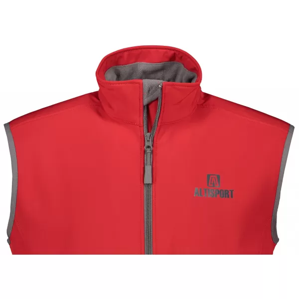  Férfi softshell mellény ALTISPORT ALM006517 PIROS 