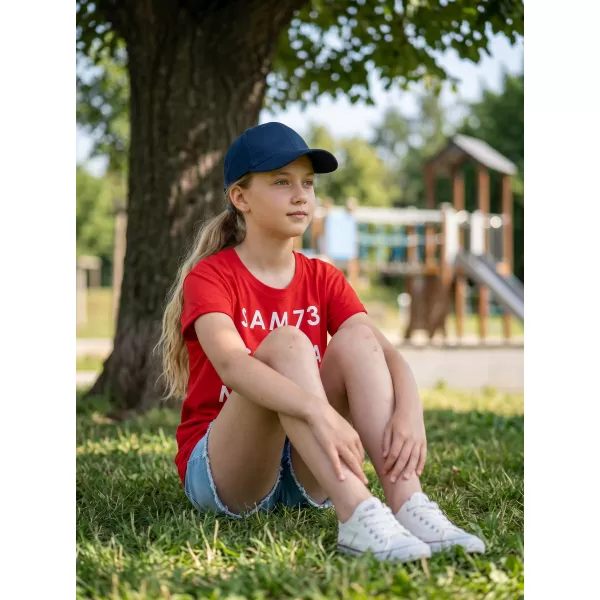  Lány t -póló rövid ujjú SAM 73 MELANIE GT 551 PIROS 