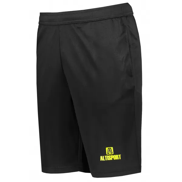  Férfi rövidnadrág ALTISPORT ALM006612 FEKETE ÉS ZÖLD 