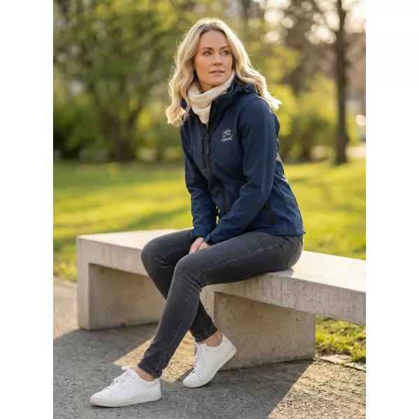  Női softshell kabát ALTISPORT ALW056521 SÖTÉTKÉK 