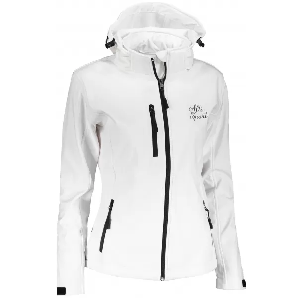 Női softshell kabát ALTISPORT ALW056521 FEHÉR 