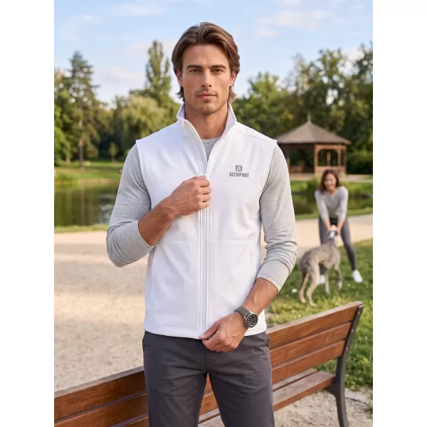  Férfi softshell mellény ALTISPORT ALM006517 FEHÉR 