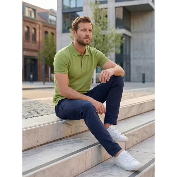  Férfi póló KIXMI LOUIS ZÖLD 