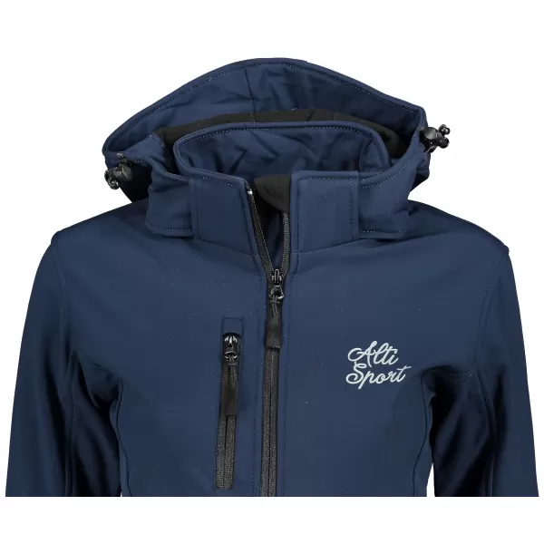  Női softshell kabát ALTISPORT ALW056521 SÖTÉTKÉK 