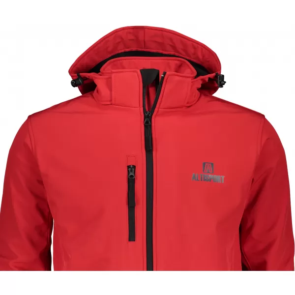  Férfi softshell kabát ALTISPORT ALM006522 PIROS 