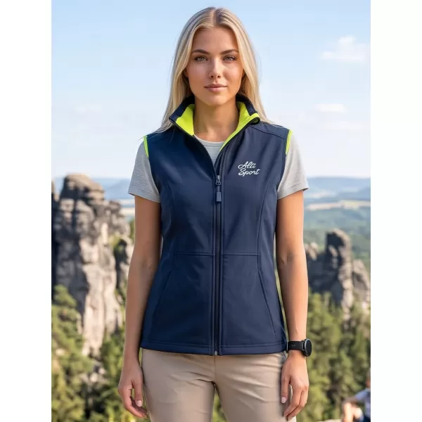  Női softshell mellény ALTISPORT ALW056516 SÖTÉTKÉK 