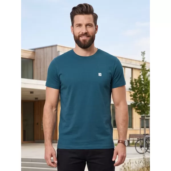  Pánské premium triko ALTISPORT CARRYOVER ALM065153 PETROLEJOVÁ 