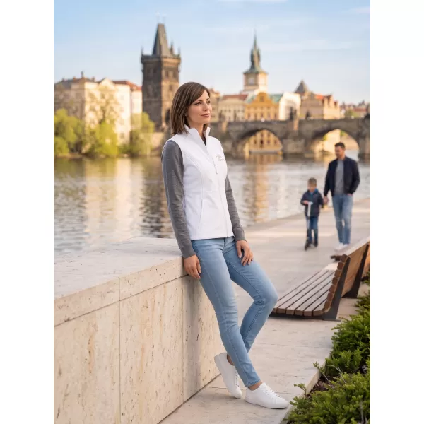  Női softshell mellény ALTISPORT ALW056516 FEHÉR 