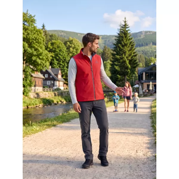  Férfi softshell mellény ALTISPORT ALM006517 PIROS 