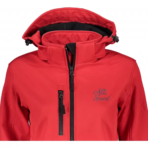  Női softshell kabát ALTISPORT ALW056521 PIROS 