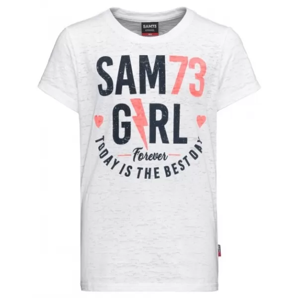  Rövid ujjú lány póló SAM 73 KYLIE GT 549 FEHÉR 