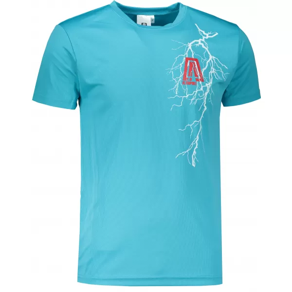  Pánské funkční triko ALTISPORT CARRYOVER ALM027124 TYRKYSOVÁ 