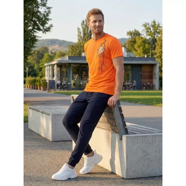  Pánské funkční triko ALTISPORT CARRYOVER ALM027124 NEON ORANGE 