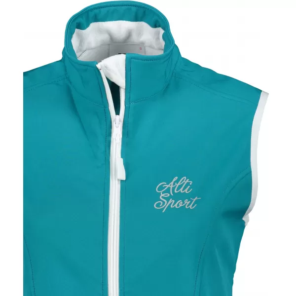  Női softshell mellény ALTISPORT ALW056516 SÖTÉT TÜRKIZ 