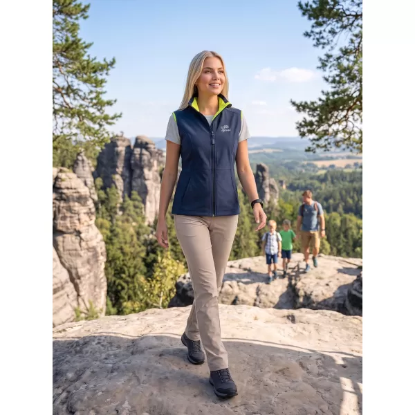  Női softshell mellény ALTISPORT ALW056516 SÖTÉTKÉK 